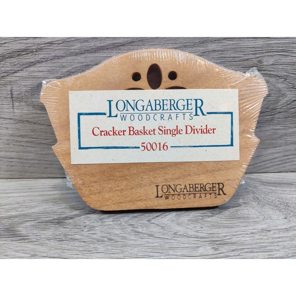 Longaberger Cracker Basket Single Wood Divider, 50016, NEW